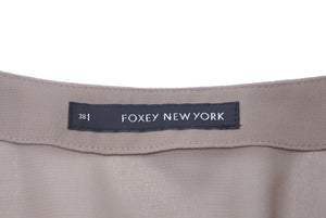 FOXEY NEW YORK フォクシー ニューヨーク ワンピース ベージュ ポリエステル サイズ38 27233-NA0FA223P 美品 中古 59990