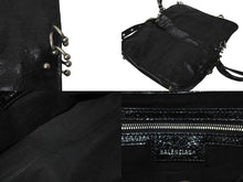 画像をギャラリービューアに読み込む, 極美品 BALENCIAGA バレンシアガ ショルダーバッグ LE CAGOLE XSルカゴール ピアッシング加工 ブラック 7190822AAE31000 中古 59997
