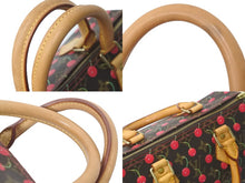 画像をギャラリービューアに読み込む, LOUIS VUITTON ルイヴィトン ハンドバッグ スピーディ25 モノグラム チェリー 村上隆 M95009 美品 中古 60000