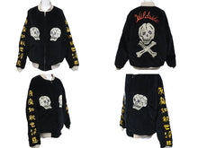 画像をギャラリービューアに読み込む, 新品同様 SAINT MICHAEL セントマイケル ブルゾン Yohji Yamamoto コラボ スカルローズリバーシブル SM-A23-0000-C26 中古 60002