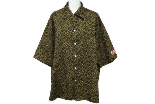 KENZO ケンゾー HANA LEO 半袖 オープンカラーシャツ サイズS 総柄 ...