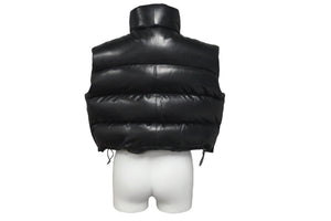 AMIRI アミリ シープスキン ダウンベスト 裾ドローコード スリット