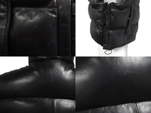 画像をギャラリービューアに読み込む, AMIRI アミリ シープスキン ダウンベスト 裾ドローコード スリット スタンドカラー ブラック サイズ40 美品 中古 60035
