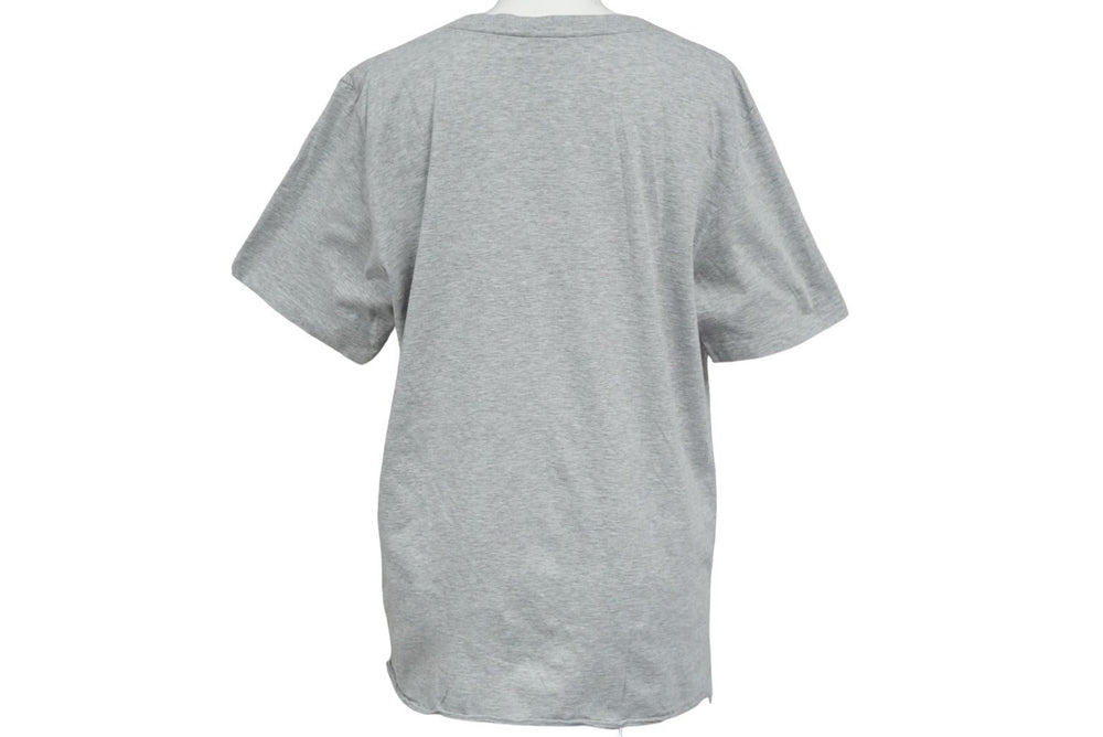 SAINT LAURENT Short sleeve T-shirt gray cotton raw cut size L TT08 464572 Good condition Used 60038