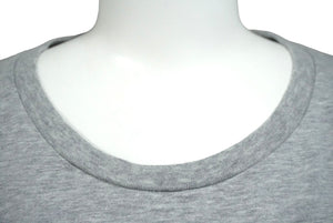 SAINT LAURENT Short sleeve T-shirt gray cotton raw cut size L TT08 464572 Good condition Used 60038