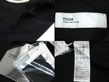 画像をギャラリービューアに読み込む, 新品同様 TOGA ARCHIVES トーガ アーカイブス ノースリーブ ストレッチ ギャザードトップ サイズ36 ブラック TA11-JK037 中古 60054