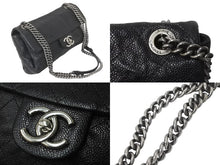 画像をギャラリービューアに読み込む, CHANEL シャネル マトラッセ チェーンショルダーバック キャビアスキン 25cm シール 15番台 美品 中古 60064