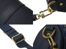 画像をギャラリービューアに読み込む, 極美品 LOUIS VUITTON ルイヴィトン ハンドバッグ 2WAY ショルダー NIGO キーポル XS ネイビー モノグラムデニム レザー M81011 中古 60069