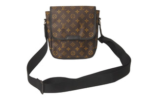 極美品 LOUIS VUITTON ルイヴィトン ショルダーバッグ マカサー バスPM ...