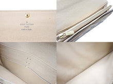 Load image into Gallery viewer, LOUIS VUITTON ルイヴィトン 長財布 ポルトフォイユ サラ モノグラム N61735 ダミエアズール イニシャル入り 美品 中古 60114