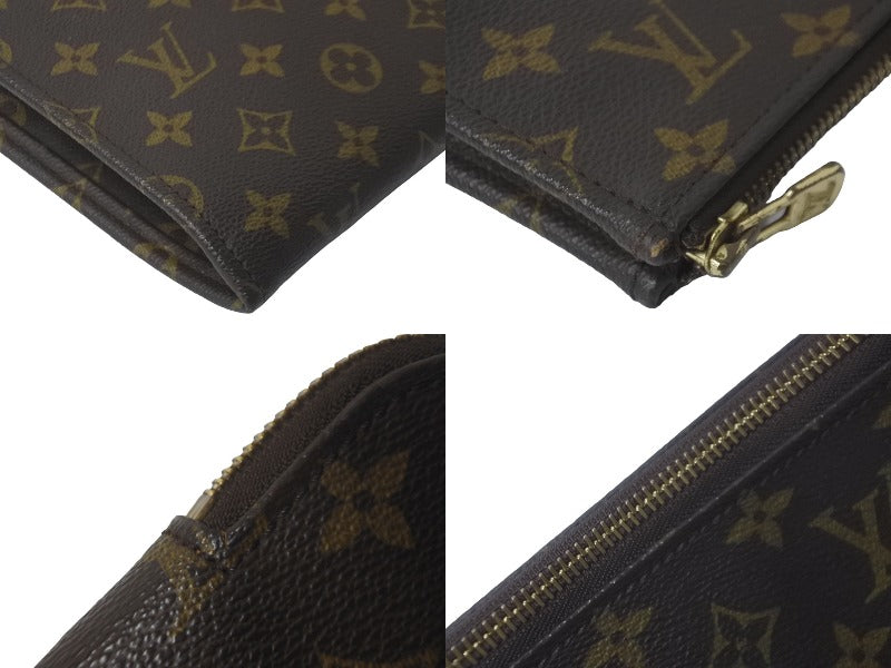 LOUIS VUITTON ルイヴィトン クラッチバッグ ポッシュドキュマン モノグラムキャンバス ブラウン M53456 美品 中古 60121 –  Casanova Vintage