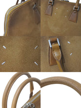 画像をギャラリービューアに読み込む, 激レア Maison Margiela メゾンマルジェラ ボストンバッグ 2WAYショルダー 5AC ボリード型 17SS ブラウン 牛革 S55WI0019 ヴィンテージ加工 美品 中古 60132