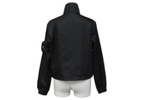 画像をギャラリービューアに読み込む, 極美品 PRADA プラダ 21AW Re-Nylon ギャバジン ジャケット ポーチ付き ブラック ポリアミド サイズ36 291831 中古 60142