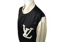 画像をギャラリービューアに読み込む, LOUIS VUITTON ルイヴィトン 10SS スタジアムジャケット RM101M MQBS11ST6 レーヨン シルク サイズ52 良品 中古 60159