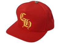 画像をギャラリービューアに読み込む, 未使用 新作 CHROME HEARTS クロムハーツ キャップ レッド イエロー ポリエステル コットン ONE SIZE 中古 60167