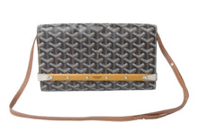 Load image into Gallery viewer, 極美品 GOYARD ゴヤール モンテカルロPM ショルダーバッグ クラッチバッグ ブラウン シルバー金具 中古 60169