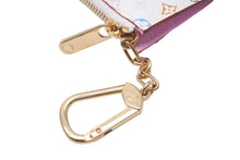 画像をギャラリービューアに読み込む, 極美品 LOUIS VUITTON ルイヴィトン コインケース ポシェットクレ 村上隆 モノグラムマルチカラー ホワイト M93734 中古 60176