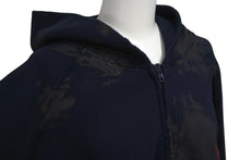 画像をギャラリービューアに読み込む, 新品同様 BALENCIAGA バレンシアガ エンブロイダリージップアップフーディ サイズ4 ネイビー 720425 TNVK7 4100 中古 60187