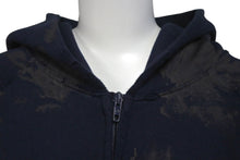 画像をギャラリービューアに読み込む, 新品同様 BALENCIAGA バレンシアガ エンブロイダリージップアップフーディ サイズ4 ネイビー 720425 TNVK7 4100 中古 60187