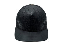 画像をギャラリービューアに読み込む, CHROME HEARTS クロムハーツ セメタリークロス パッチ レザー トラッカー キャップメッシュ キャップ ブラック 美品 中古 60189