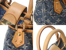 画像をギャラリービューアに読み込む, LOUIS VUITTON ルイヴィトン モノグラムデニム プリ―ティ ハンドバッグ ブルー M95020 中古 60238