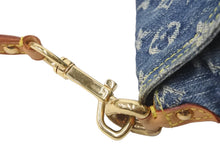 画像をギャラリービューアに読み込む, LOUIS VUITTON ルイヴィトン モノグラムデニム ミニ プリ―ティ ワンショルダーバッグ ブルー M95050 ロゴ 美品 中古 60241