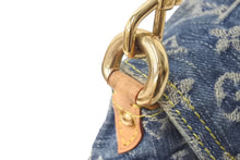 画像をギャラリービューアに読み込む, LOUIS VUITTON ルイヴィトン モノグラムデニム ミニ プリ―ティ ワンショルダーバッグ ブルー M95050 ロゴ 美品 中古 60241
