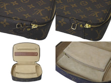 画像をギャラリービューアに読み込む, 極美品 LOUIS VUITTON ルイ ヴィトン ジュエリーケース ポッシュ モンテカルロ M47350 モノグラムキャンバス ブラウン 中古 60244