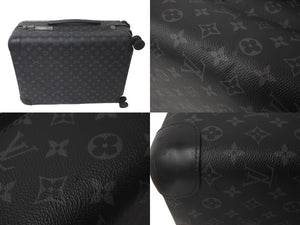 LOUIS VUITTON ルイヴィトン モノグラム ホライゾン 55 スーツケース ブラック キャリーケース 旅行 エクリプス M23002 中古 60269