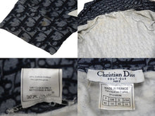 Load image into Gallery viewer, Christian Dior クリスチャンディオール パーカー オブリーク柄 2P12155096 ネイビー コットン ライクラ 42 良品 中古 60311