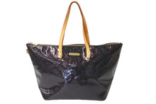 Load image into Gallery viewer, LOUIS VUITTON ルイヴィトン モノグラムヴェルニ ヴェルビューGM トートバッグ アマラント エナメル レザー M93589 美品 中古 60346