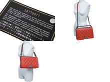 Load image into Gallery viewer, CHANEL シャネル チェーンショルダーバッグ ボーイシャネル ココマーク レッド 18番台 ガンメタリック金具 美品 中古 60377