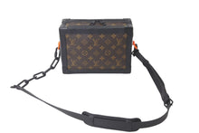 Load image into Gallery viewer, 極美品 LOUIS VUITTONルイヴィトン ソフトトランク ショルダーバッグ モノグラム ソーラーレイ M44478 ブラウン ブラック中古 60381