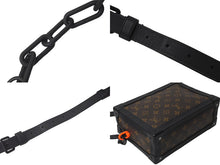 Load image into Gallery viewer, 極美品 LOUIS VUITTONルイヴィトン ソフトトランク ショルダーバッグ モノグラム ソーラーレイ M44478 ブラウン ブラック中古 60381