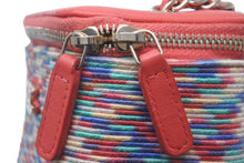Load image into Gallery viewer, 極美品 CHANEL シャネル チェーンショルダーバッグ バニティバッグ ラムスキン コットン 31番台 2021-22年 マルチカラー 中古 60384