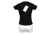 画像をギャラリービューアに読み込む, 極美品 BALMAIN バルマン 半袖Ｔシャツ トップス ブラック サイズ6A スパンコール コットン 6M8071 MA030 中古 60389