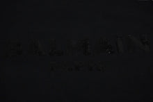 画像をギャラリービューアに読み込む, 極美品 BALMAIN バルマン 半袖Ｔシャツ トップス ブラック サイズ6A スパンコール コットン 6M8071 MA030 中古 60389