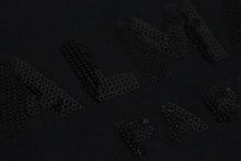 画像をギャラリービューアに読み込む, 極美品 BALMAIN バルマン 半袖Ｔシャツ トップス ブラック サイズ6A スパンコール コットン 6M8071 MA030 中古 60389