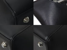 Load image into Gallery viewer, 極美品 Christian Dior クリスチャンディオール トロッター ハンドバッグ ブラック ロゴ 鞄 キャンバス レザー 手持ち 中古 60399