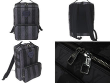 Load image into Gallery viewer, 極美品 LOUIS VUITTON × NIGO ルイヴィトン ニゴー モジュラー バックパック モノグラム エクリプス ストライプ M45962 ブラック 中古 60405