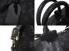 画像をギャラリービューアに読み込む, LOUIS VUITTON ルイヴィトン ボストンバッグ キーポルバンドリエール55 モノグラムエクリプス M40605 60406