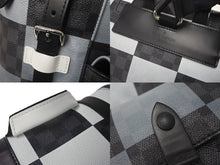 画像をギャラリービューアに読み込む, 極美品 LOUIS VUITTON ルイヴィトン リュック バックパック クリストファーPM ダミエ グラフィット ジャイアント N40400 中古 60414