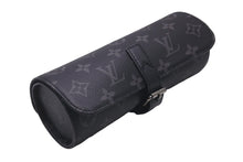 画像をギャラリービューアに読み込む, 新品同様 LOUIS VUITTON ルイヴィトン 時計ケース M43385 エテュイ・3 モントル ブラック モノグラムエクリプス 中古 60421