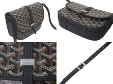 画像をギャラリービューアに読み込む, 新品同様 GOYARD ゴヤール ショルダーバッグ ベルヴェデールPM BELVE3PMLTY01CG01P ブラック シルバー金具 中古 60456
