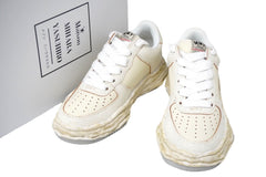 Brand new, unused Maison MIHARA YASUHIRO Wayne sneakers in cracking leather, size 42 (A12F).W715 Used 60462