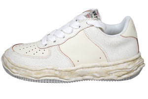 Brand new, unused Maison MIHARA YASUHIRO Wayne sneakers in cracking leather, size 42 (A12F).W715 Used 60462