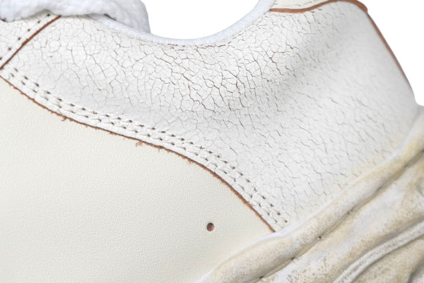 Brand new, unused Maison MIHARA YASUHIRO Wayne sneakers in cracking leather, size 42 (A12F).W715 Used 60462