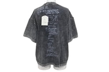 画像をギャラリービューアに読み込む, 新品未使用 Maison MIHARA YASUHIRO メゾン ミハラヤスヒロ ブリーチ 半袖Ｔシャツ ブラック 猫 サイズ36 BI2TS633 中古 60467