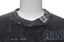 画像をギャラリービューアに読み込む, 新品未使用 Maison MIHARA YASUHIRO メゾン ミハラヤスヒロ ブリーチ 半袖Ｔシャツ ブラック 猫 サイズ36 BI2TS633 中古 60467