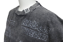 画像をギャラリービューアに読み込む, 新品未使用 Maison MIHARA YASUHIRO メゾン ミハラヤスヒロ ブリーチ 半袖Ｔシャツ ブラック 猫 サイズ36 BI2TS633 中古 60467